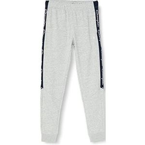 Champion Legacy Authentic Pants Powerblend Terry Tape Logo Rib Cuff Trainingsbroek voor heren, Grijze tinten