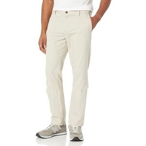 Amazon Essentials Pantalon chino à coupe cintrée, infroissable à devant plat pour homme, pierre, 83,8 x 73,7 cm (l x L)