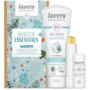 lavera Winter Essentials Cadeauset Handcrème en Lippenbalsem Veganistisch Natuurlijke Cosmetica