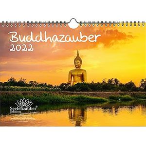 Boeddha-magie kalender DIN A4 voor Boeddha 2022 - magie van de ziel