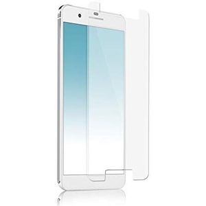 SBS tescreenglassun53 displaybeschermfolie (Clear Screen Protector, mobiele telefoon/smartphone, universeel, glas, siliconen, 92 mm, 15 mm)