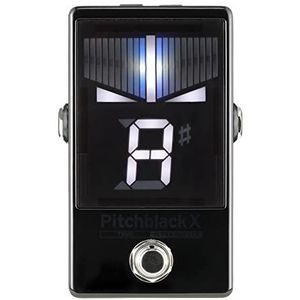 Korg Pitchblack X Series PB-X Chromatische stemapparaat met pedaal Zwart
