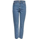 ONLY ONLEMILY HW Cropped Jeans Regular Fit, Lichtblauwe denim