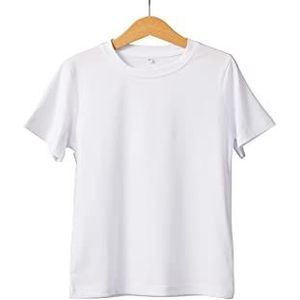 Cricut Blanco jeugdT-shirt, ronde hals, maat L