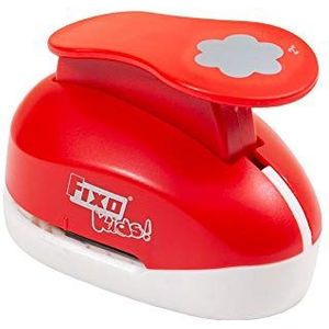 Fixo Kids 65351 perforator bloem 5 cm, jumbo, rood