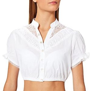 Stockerpoint Traditionele blouse voor dames, wit (wit).