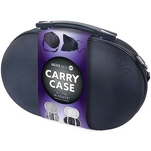 Maxx Tech VR Carry Case - Universal VR Carry Case voor VR-headset, VR-controllers en VR-accessoires, compatibel met PSVR2, Meta Quest 2, HTC Vive Pro 2, Meta Quest Pro, Pico 4 en Many More, zwart,,