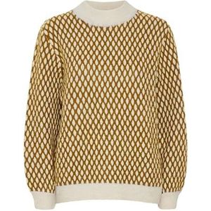 ICHI Ihkamara Ls4 damessweater, 170636_Green Moss