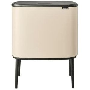 Brabantia Recycling Bin Bo Touch Bin 33 l - Licht Beige - Vuilnisbak - Beige