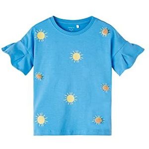 NAME IT Nmffenja S Top Box T-shirt pour fille, All Aboard, 116