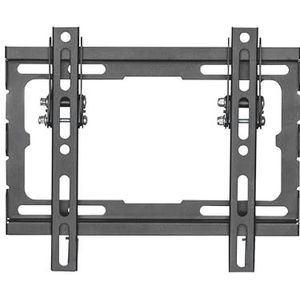 PureMounts TV-muurbeugel, universele kantelbare houder voor platte en gebogen schermen van 23 tot 43 inch tot 45 kg, tv-beugel max. VESA 200 x 200 mm, zwart