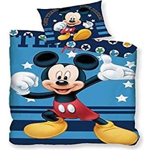 Disney Mickey Mouse Stars - Dekbedovertrek - Eenpersoons - 140 x 200 cm - Blauw