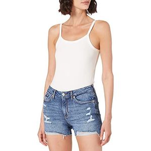 Q/S designed by - s.Oliver Femme 2062835 Jeans Shorts, Blauw, 42, Blauw