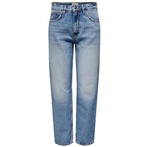 Only ONLROBYN EX HW STR LO AK DNM DOT536 Noos jeans, medium blauw, 30 W x 32 L dames, Medium Blue Denim