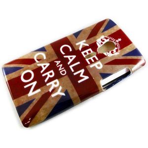 thematys Sony Xperia Ion LT28i TPU Silicone Case Cover Case Keep Calm and Carry ON