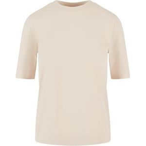 Urban Classics T-shirt basique pour femme - Col rond - Disponible en différentes couleurs - Tailles XS à 5XL, Sable blanc, XL