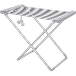 Herzberg HG8070-WHT, elektrisch droger, sneldrogend, energiebesparend, stil, compact, 8 verwarmingsbuizen, ontvochtiging, antibacterieel, eenvoudig te installeren en te gebruiken, 120 W, wit