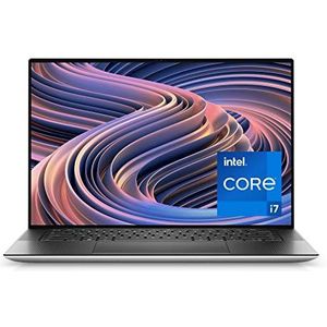 Dell XPS 15 (9520) laptop, 15,6 inch UHD+ touchscreen, Intel Core i7-12700H-processor, 16 GB RAM, 512 GB SSD, NVIDIA GeForce RTX 3050Ti, Windows 11 Home, QWERTZ-toetsenbord, zilverkleurig