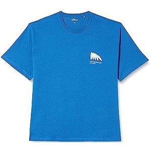 T-shirts, manches courtes, bleu, 5XL