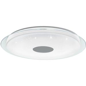 EGLO connect.z Lanciano-Z Smart Plafondlamp - Ø 77 cm - Wit/Grijs - Instelbaar wit licht - Dimbaar - Zigbee