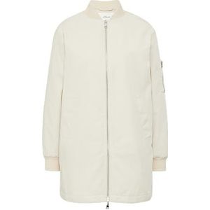 s.Oliver Manteau blouson légèrement doublé dans une coupe décontractée, beige, 44