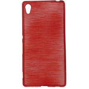 LD Case A000321 beschermhoes voor Sony Xperia Z4, geborsteld, rood