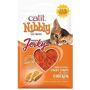 Catit Nibbly Jerky Kip Strips, 30 g
