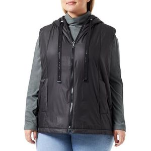 Samoon Gilet pour femme, Noir, 54 grande taille