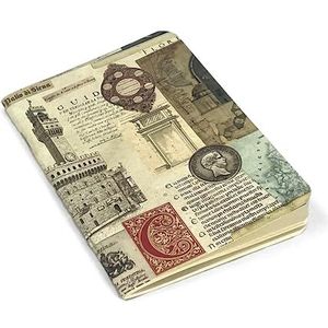Magicamente Carta Set van 6 A6 schriften, 10,5 x 14,8 cm, notitieboek, 64 pagina's van 80 g, neutraal blad, goudpoeder, decoratie met metalen stip, release met metalen punt. Fantasie: Antiek Toscane