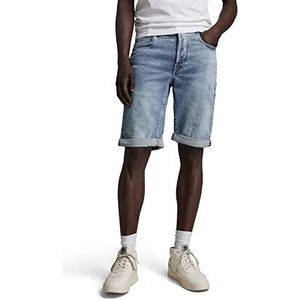 G-STAR RAW D-STAQ 3D denim shorts voor heren, regular fit, blauw (Lt Indigo Aged C052-8436)
