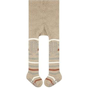 FALKE Multi Stripe B TI katoenen noppen op de zool, 1 paar uniseks babypanty (1 stuk), Beige (Sand Melange 4650)