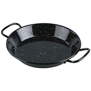 Lacor 60170 paella pan, zwart geëmailleerd