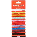 Creativ 100263 Elastisch koord, verschillende kleuren, dikte 1,2 mm