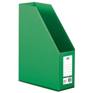 D.RECT tijdschriftenverzamelaar van PVC kunststof DIN A4-90 mm inklapbaar groen