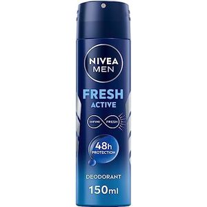 NIVEA MEN Fresh Active deodorant voor heren met ocanisch extract, zweetdeodorant voor 48 uur frisse geur