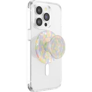 PopSockets: PopGrip Round pour MagSafe - Anneau Adaptateur pour MagSafe Inclus - Support et Poignée pour Smartphone et Coques avec un Top Interchangeable - Rainbow Glass