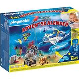 PLAYMOBIL 70776 Cal Avent badspel politieagenten Aqua Mission - City Action - De magie van Kerstmis - adventskalender