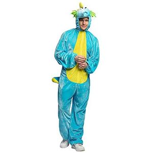 Boland - Zeepaardkostuum van pluche, uniseks, overall, onesie, kostuum voor carnaval en themafeest