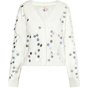 IKITA Cardigan voor dames, Gebroken wit