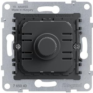 LEGRAND, Seano 765040 Universele draaidimmer 300 W zonder neutrale geleider, faseonderbreking 5-300 W, met schroefklemmen, 2-aderige connector