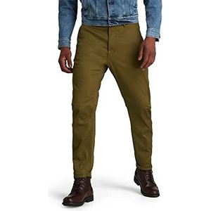 G-STAR RAW Heren 3D Grip Relaxed Tapered Jeans, donkergroen (Dark Olive D20145-c072-c744)