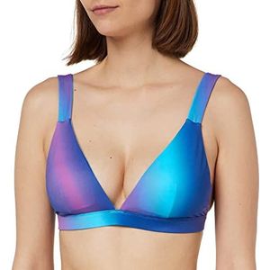 sloggi Shore Fornillo Driehoekige bikinitop voor dames, Turkoois, donkere overall.