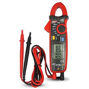 UNI-T UT210E Mini digitale klemmeter – DC klem, digitale multimeter, met klem voor voltmeter, ampèremeter en ohmmeter met LCD en achtergrondverlichting