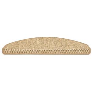 andiamo Skagen Set van 15 trapmatten, trapmatten, trapmatten, trapmatten, trapmatten, binnentrapmatten, 28 x 65 cm sisal