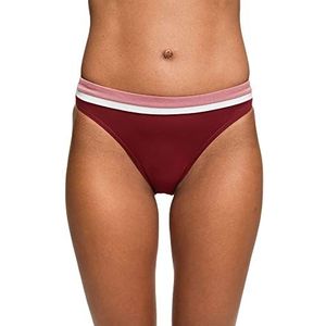 ESPRIT Tayrona Beach Rcs Mini-bikinibroek voor dames, Donker rood