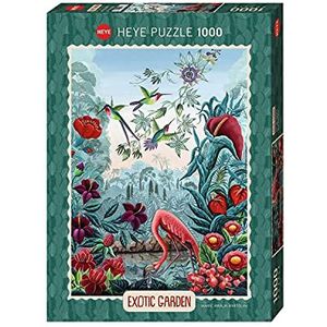 Heye Bird Paradise Puzzel 1000 Stukjes Zilver