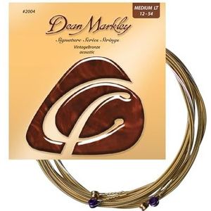 Dean Markley DM-2004-ML snaren voor akoestische gitaar .012 - .054 Vintage Brons ML