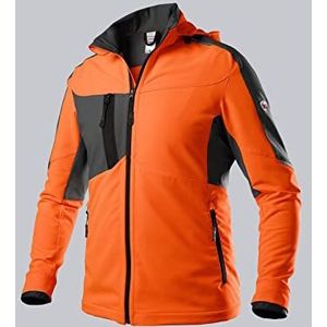 BP 1835-883-6556 Veste Superstretch, 91% polyester/9% élasthanne, Orange Warnorange/anthracite, coupe moderne, taille Mn