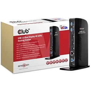 Club3D CSV-1460 Laptopdockingstation Geschikt Voor Merk: Universeel Eliteboo - IdeaPa - Latitud