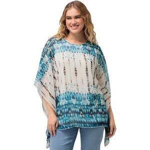 Ulla Popken Bluse, 2-laags damesblouse, Sneeuwwitje